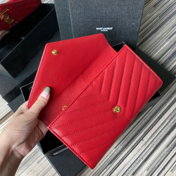 Y*L monogram large flap wallet