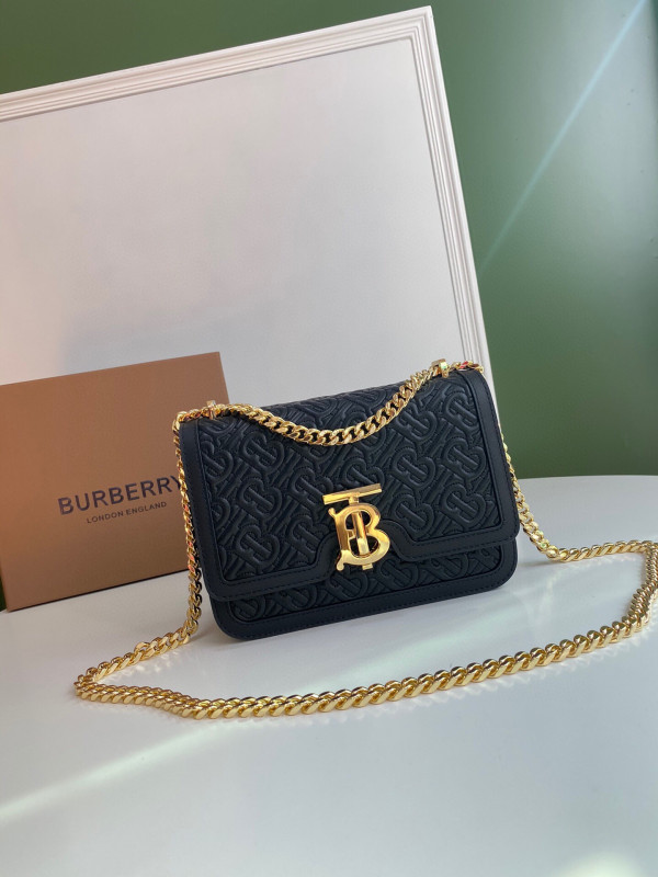 B**rry small quilted monogram lambskin tb bag