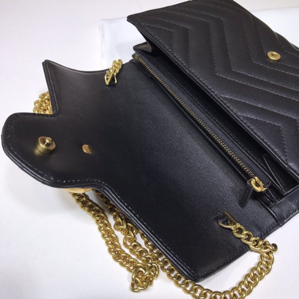 G*u*i gg marmont chain wallet