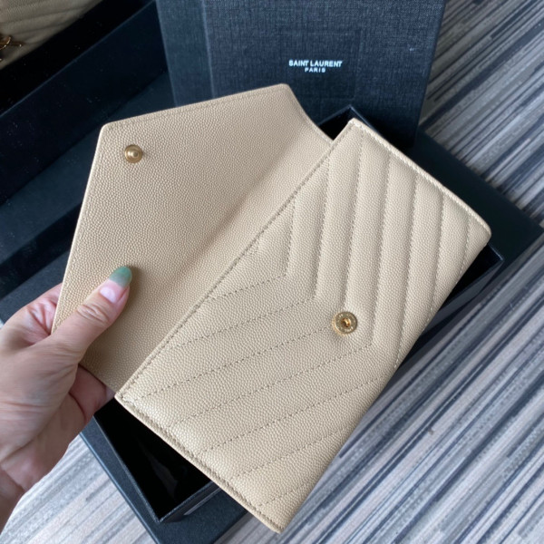 Y*L monogram large flap wallet