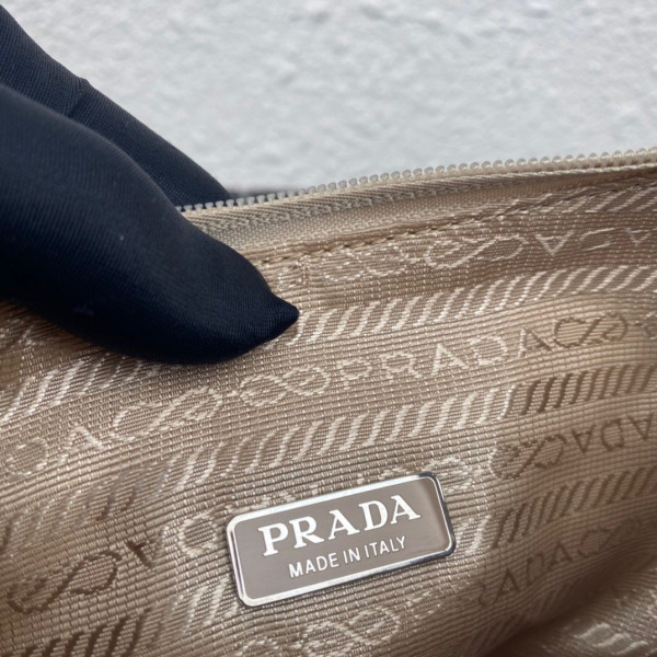 Pra*a satin mini-bag with artificial crystals