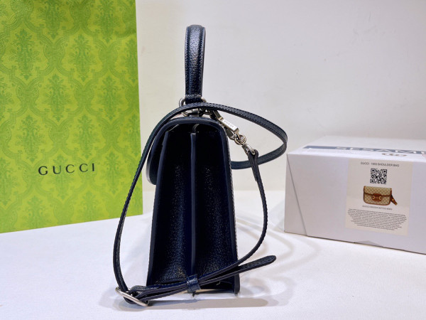 G*u*i ophidia small top handle bag with web