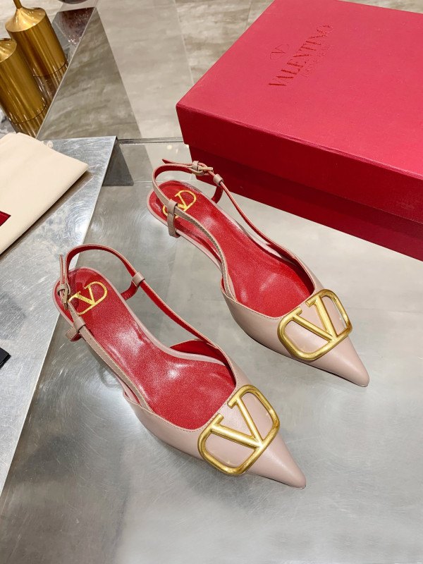 Valentino 40mm VLogo Signature slingback pumps