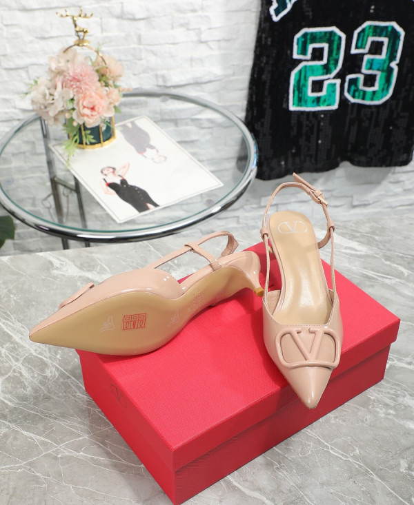 Valentino 40mm VLogo Signature slingback pumps