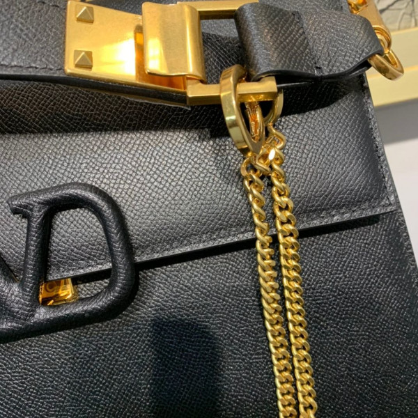 VALENTINO VSLING GRAINY CALFSKIN HANDBAG