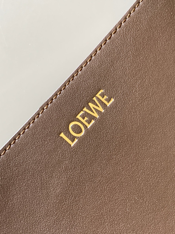 Lowee Puzzle Fold Tote in shiny calfskin