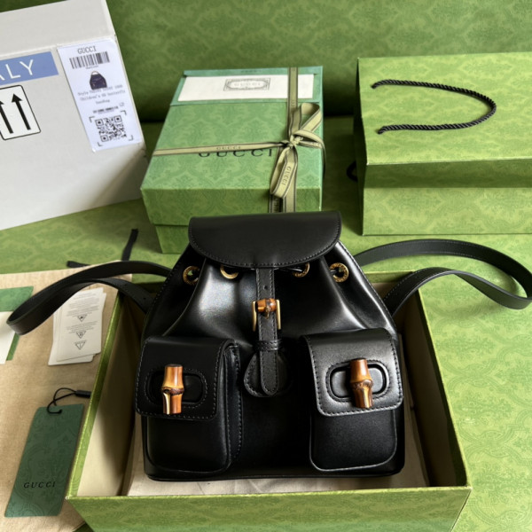 G*u*i bamboo small backpack