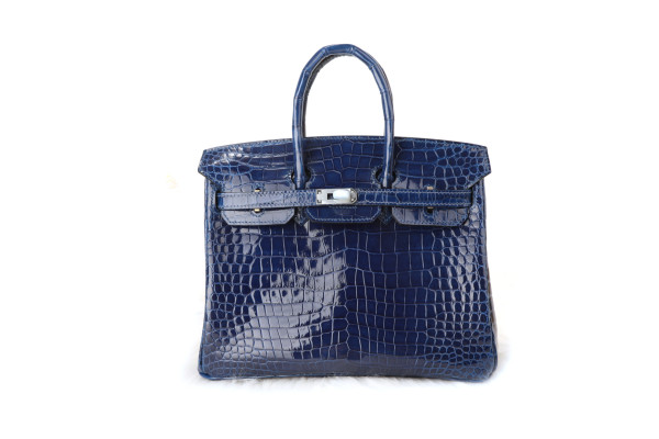 H**mes birkin 25cm crocodile leather