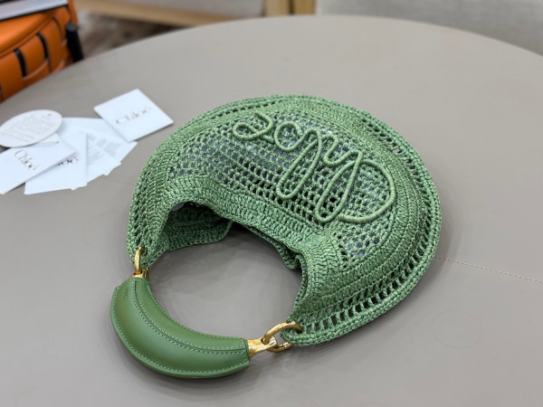 Chloe 25S summer banana hobo bag - 36*21.5*2cm