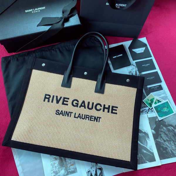 Y*L rive gauche tote bag