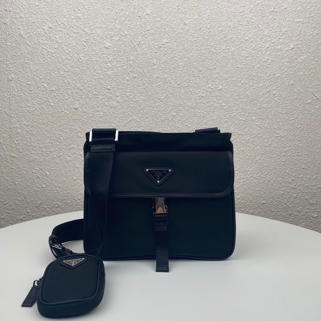 Pra*a nylon cross-body bag