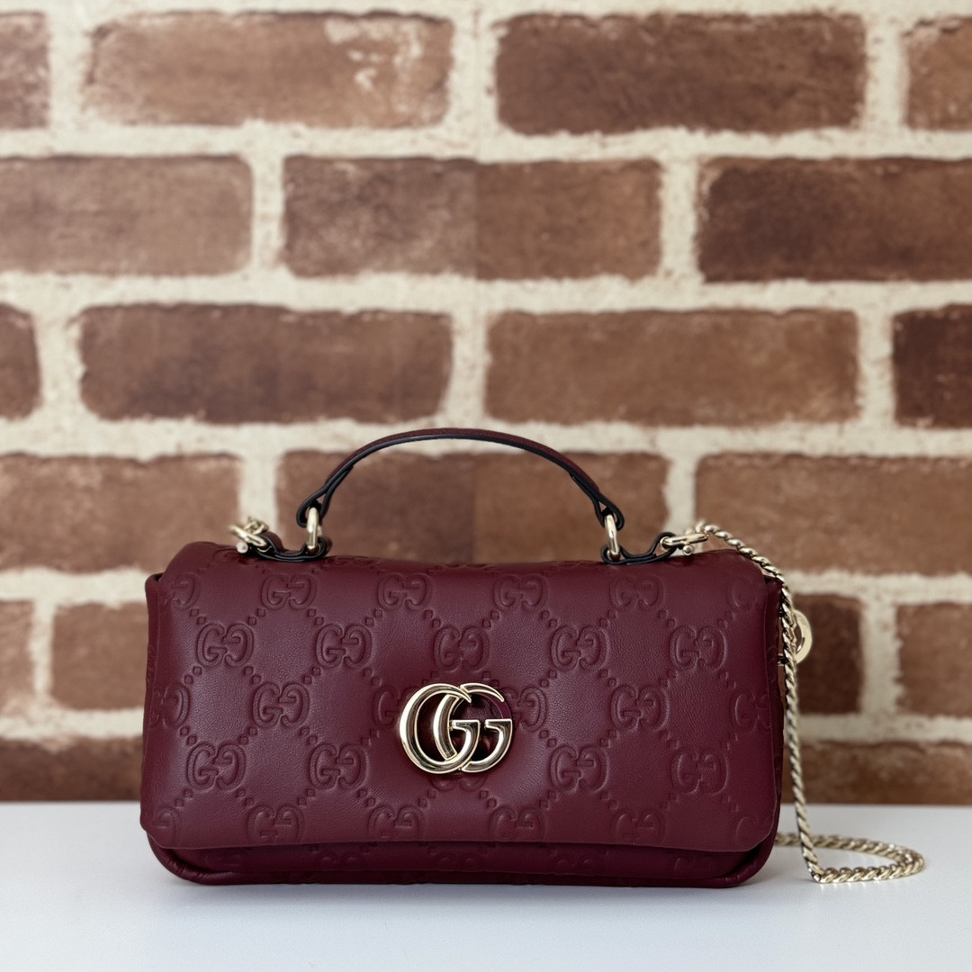 G*u*i gg milano mini top handle bag-21*12.5*4.5cm