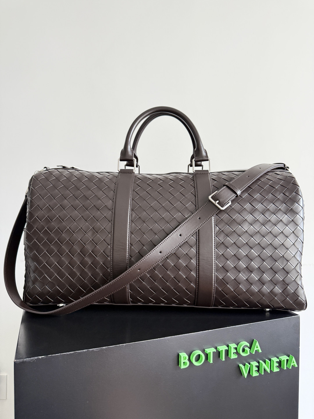 bo*te*ga Ve*ne*ta intrecciato cabin duffle-50*27*24cm